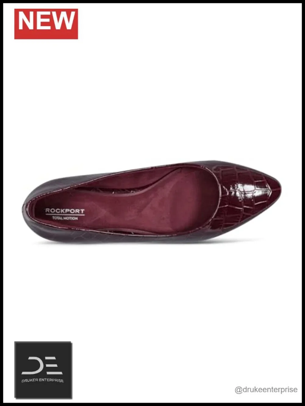 Rockport Women's Tessa Ballet Flats - Soft Leather, Arch Support, Cushioned
